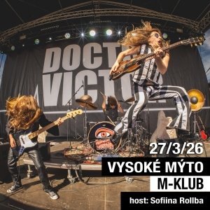 "Do Vysokého Mýta v pátek míří předkapela ACDC a Deep Purple, kapela DOCTOR VICTOR. Nové album vzniklo ve studiu Beatles, v Abbey Road. Od 20h v M-Klubu.